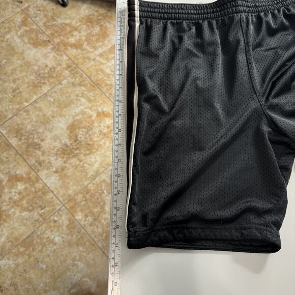 Abercrombie & Fitch Mens Spell Out Mesh Shorts Sz S Black Lined Pockets Y2K 90s - Picture 9 of 10